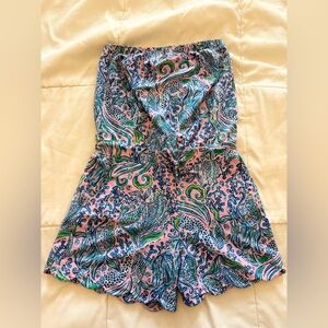 Lilly Pulitzer Strapless Jace Romper